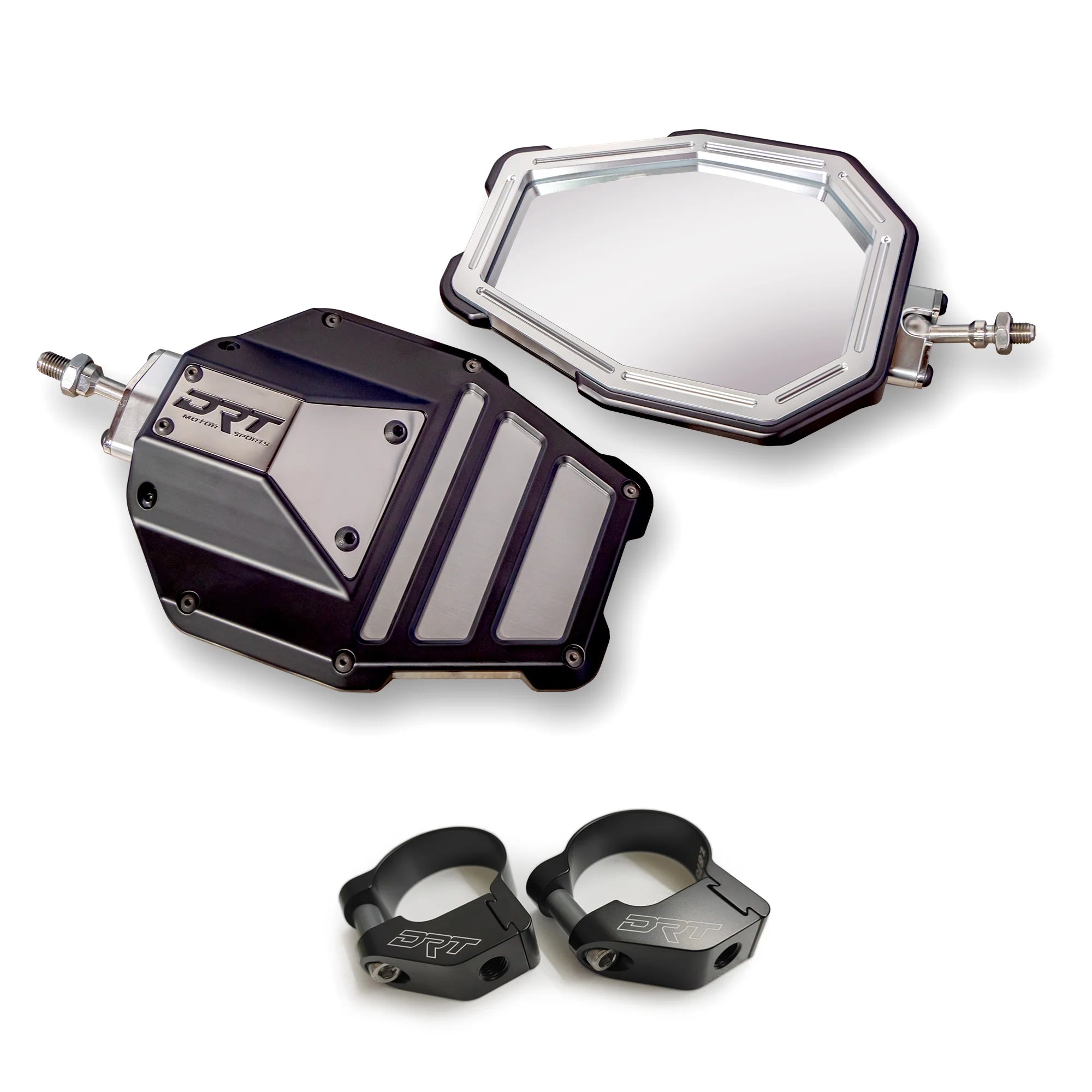 Billet Aluminum Tactical Convex Side Mirror Set