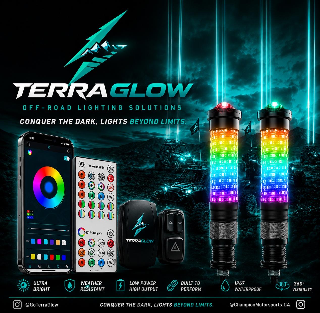 Terra Glow Laser Whip Combo